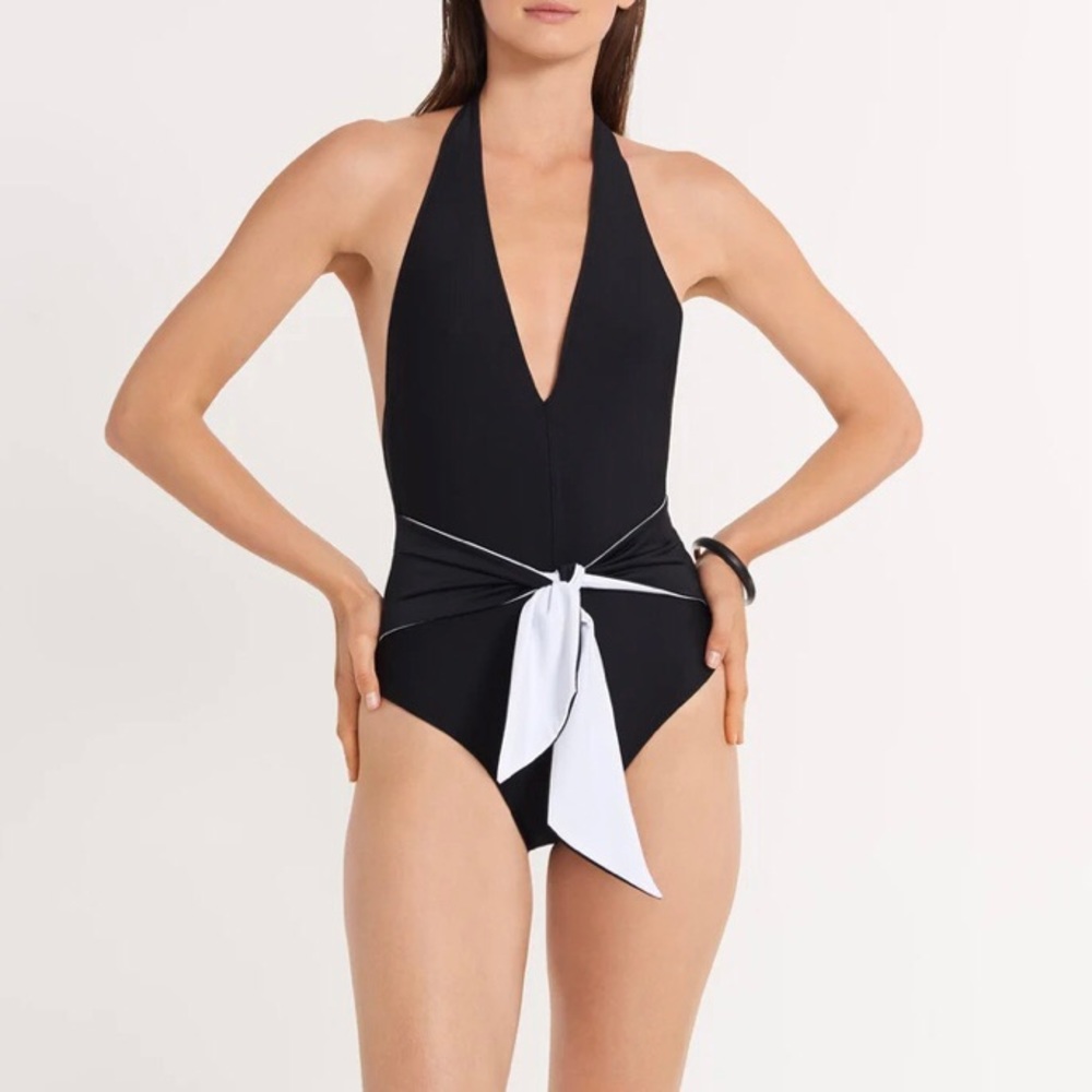NWT Ansea tie front one piece swimsuit